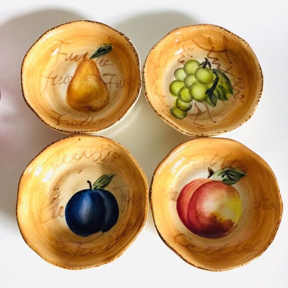 EL CAMINO Linens & Things hand painted dishes - Picture 2 of 7